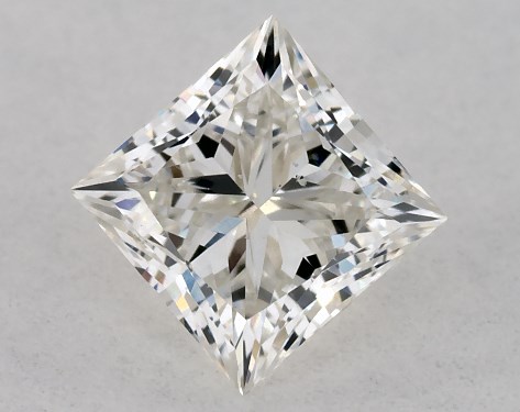 GIA 0.50 Carat J-SI1 Good Cut Princess Diamond