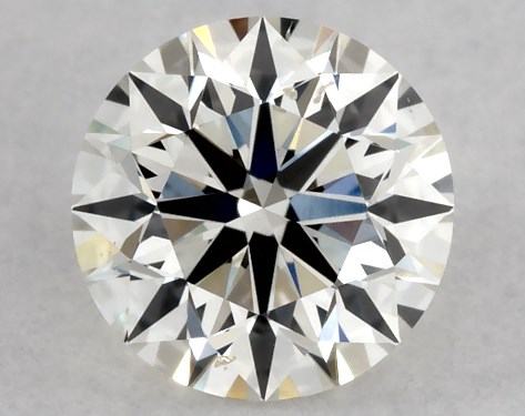 GIA 0.40 Carat K-SI2 Excellent Cut Round Diamond