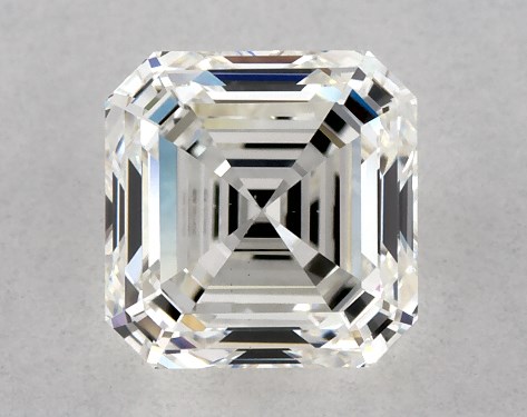 GIA 1.01 Carat H-VS1 Very Good Cut Asscher Diamond
