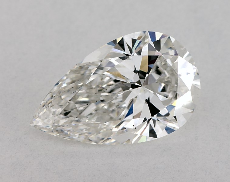 1.71 carat pear diamond, G VS2