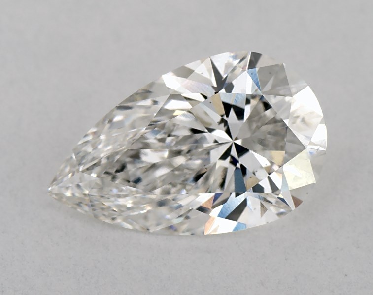 2.07 carat pear diamond, G VS2