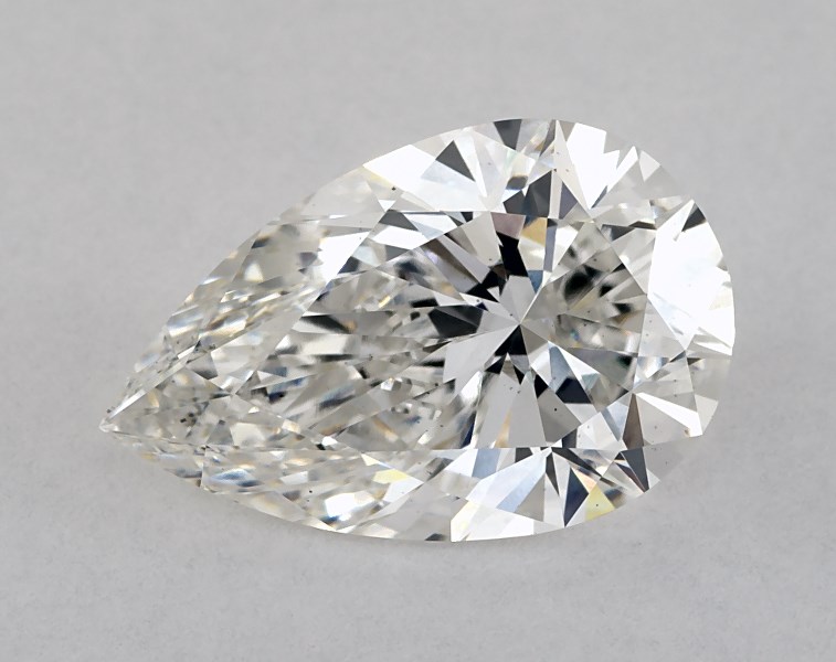 2.7 carat pear diamond, G VS2