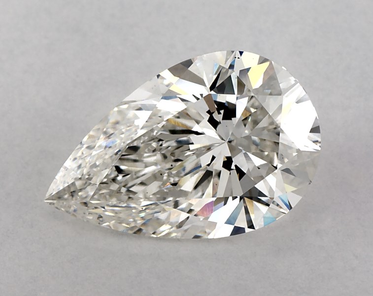 2.7 carat pear diamond, G VS1