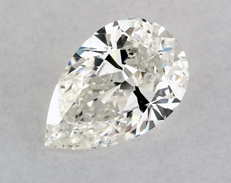 GIA 1.00 Carat H-VS2 Ideal Cut Pear Diamond