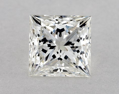 GIA 1.01 Carat H-VS1 Ideal Cut Princess Diamond