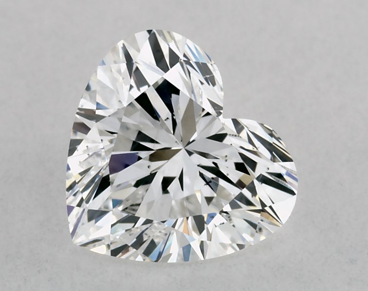 0.91 carat heart diamond, D SI1