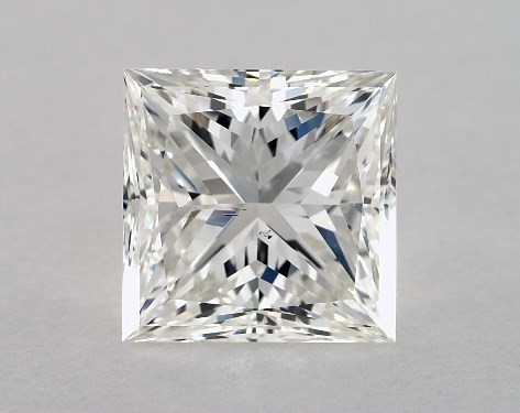 GIA 4.00 Carat I-SI1 Ideal Cut Princess Diamond