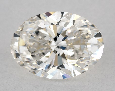 GIA 1.00 Carat H-VS1 Very Good Cut Oval Diamond