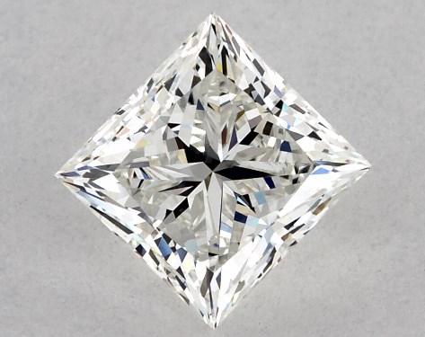 GIA 1.01 Carat H-VS1 Very Good Cut Princess Diamond