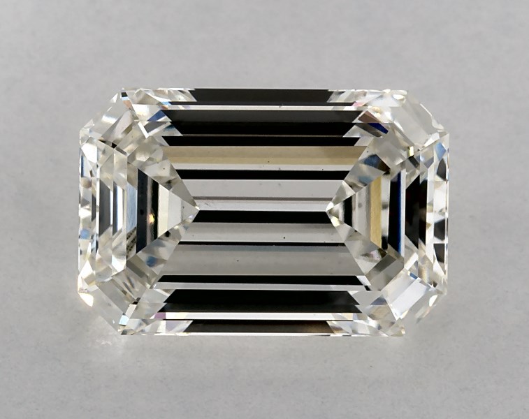 4.13 carat emerald diamond, I VS1