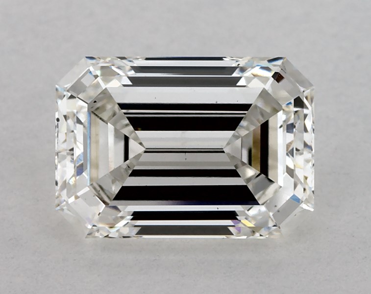 2.44 carat emerald diamond, G VS1