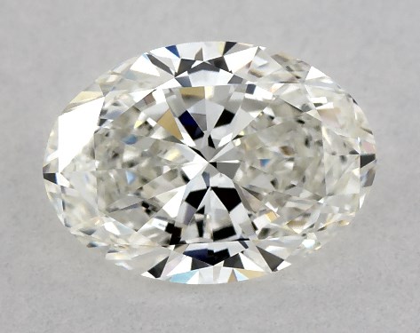 GIA 1.00 Carat H-VS1 Very Good Cut Oval Diamond