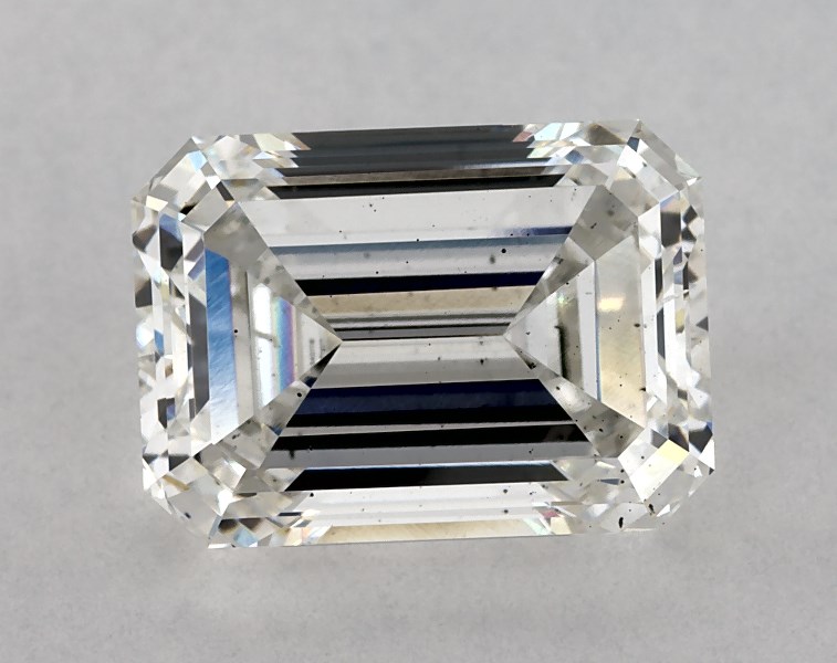 2.99 carat emerald diamond, F SI1