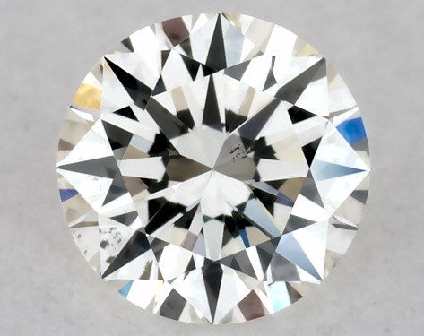 GIA 0.30 Carat J-SI1 Excellent Cut Round Diamond