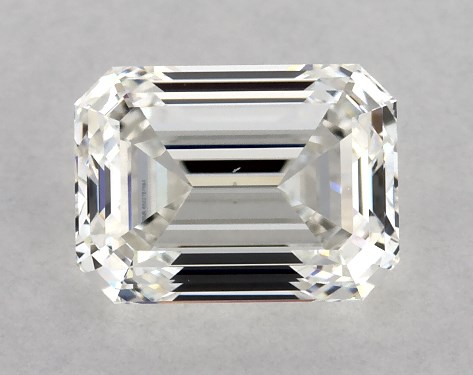 GIA 1.02 Carat H-VS2 Very Good Cut Emerald Diamond