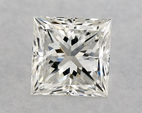 GIA 1.00 Carat H-VS2 Ideal Cut Princess Diamond