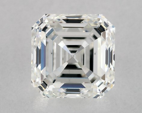 GIA 1.00 Carat H-VS2 Good Cut Asscher Diamond