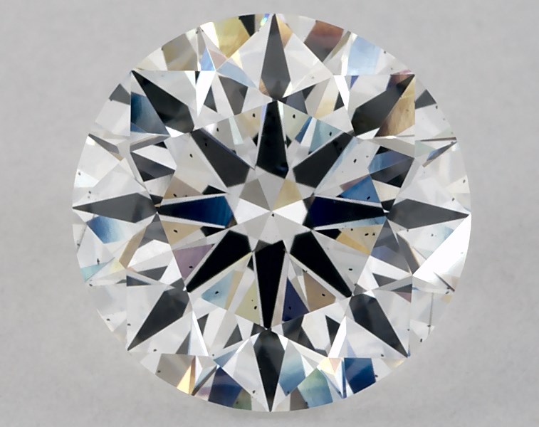 2.34 carat round diamond, F SI1