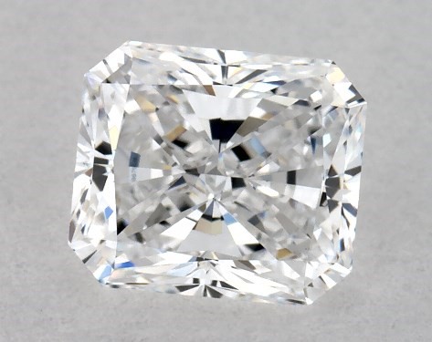 GIA 0.78 Carat D-VS1 Very Good Cut Radiant Diamond