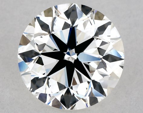 GIA 1.00 Carat H-VS1 Very Good Cut Round Diamond
