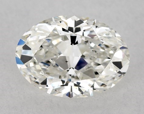 GIA 1.00 Carat H-VS2 Very Good Cut Oval Diamond