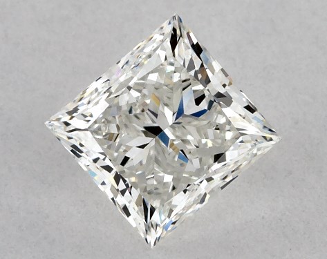 GIA 1.00 Carat H-VVS2 Very Good Cut Princess Diamond