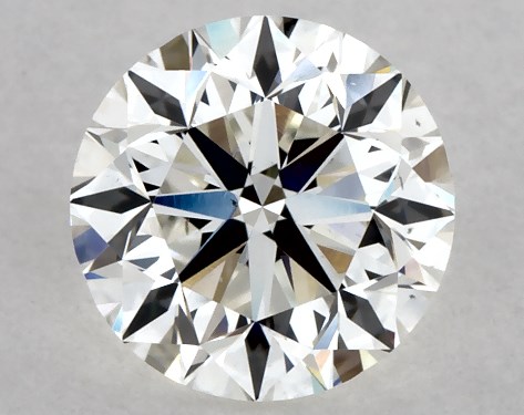 GIA 1.00 Carat H-VS2 Very Good Cut Round Diamond