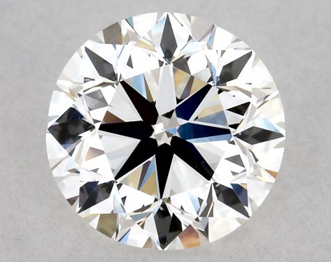 GIA 1.00 Carat H-VS2 Very Good Cut Round Diamond