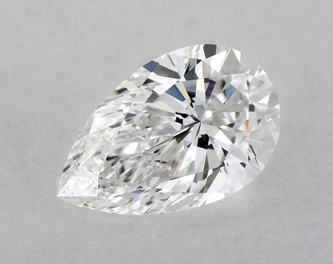 GIA 0.58 Carat E-VS1 Ideal Cut Pear Diamond