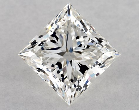 GIA 1.00 Carat G-VS2 Very Good Cut Princess Diamond