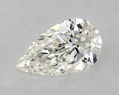 GIA 1.00 Carat H-VS2 Very Good Cut Pear Diamond