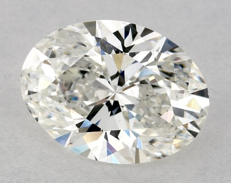 GIA 1.00 Carat H-VS2 Very Good Cut Oval Diamond