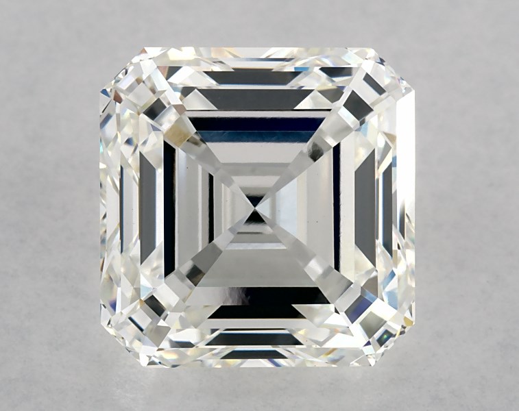 5.14 carat asscher diamond, H VS1