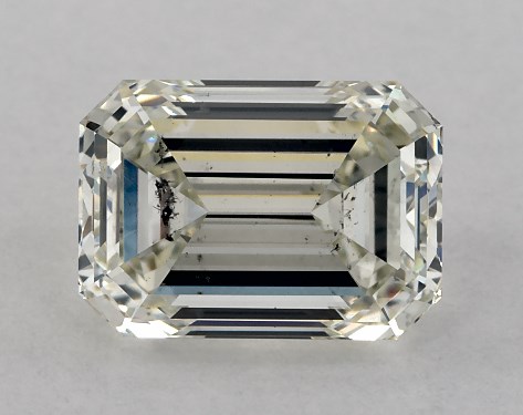 GIA 2.00 Carat K-SI2 Good Cut Emerald Diamond
