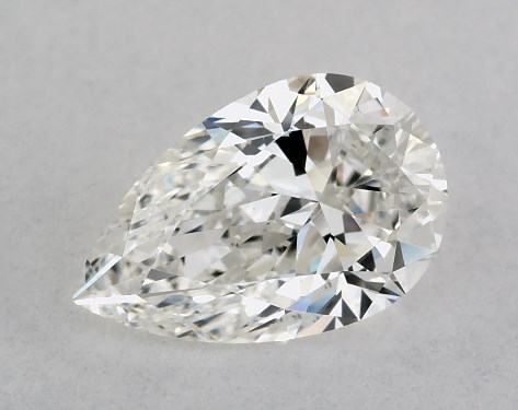 GIA 1.00 Carat H-VS2 Ideal Cut Pear Diamond