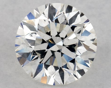 GIA 0.80 Carat H-SI1 Excellent Cut Round Diamond