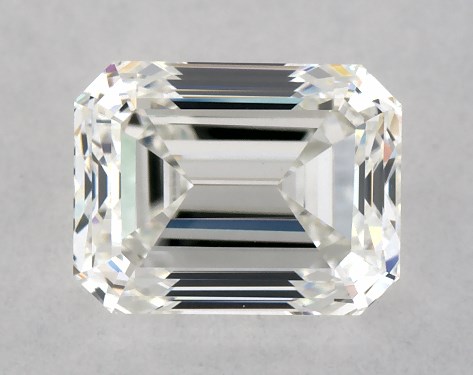 GIA 1.00 Carat H-VS2 Very Good Cut Emerald Diamond