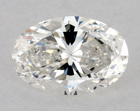 GIA 1.00 Carat H-VS1 Very Good Cut Oval Diamond