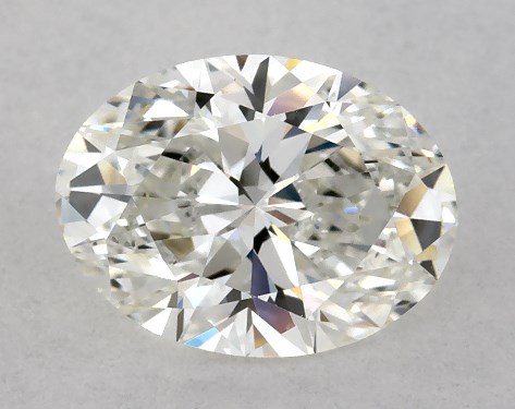 GIA 1.00 Carat H-VS1 Ideal Cut Oval Diamond