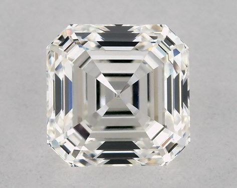 GIA 1.00 Carat H-VS2 Very Good Cut Asscher Diamond