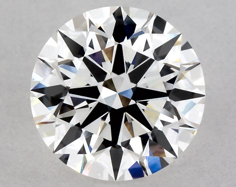 GIA 1.57 Carat F-VS1 Excellent Cut Round Lab-Grown Diamond