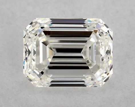 GIA 1.00 Carat H-VVS2 Very Good Cut Emerald Diamond