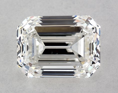 GIA 1.00 Carat F-VS2 Very Good Cut Emerald Diamond