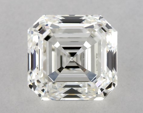 GIA 1.00 Carat H-VVS2 Very Good Cut Asscher Diamond