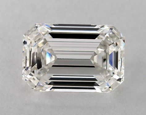 GIA 4.00 Carat I-SI1 Ideal Cut Emerald Diamond