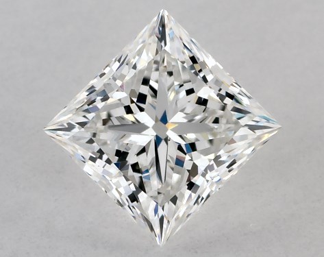 GIA 1.01 Carat F-VS2 Ideal Cut Princess Diamond