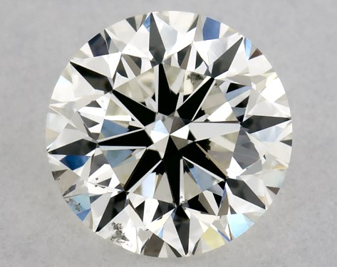 GIA 0.50 Carat J-SI1 Very Good Cut Round Diamond