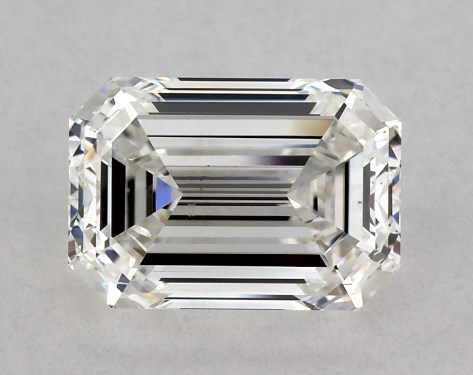 GIA 1.01 Carat H-VS2 Very Good Cut Emerald Diamond