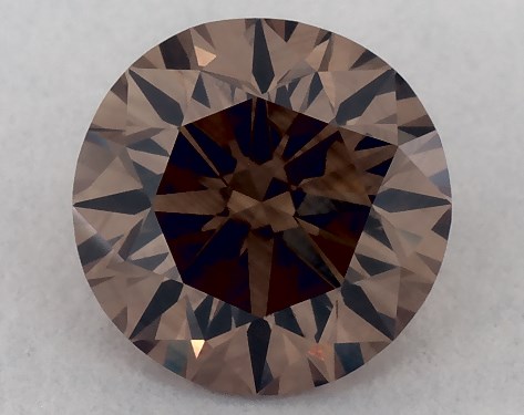 GIA 1.21 Carat Fancy Orange Brown-VS2 Round Cut Diamond
