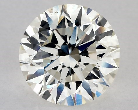 GIA 4.00 Carat K-SI1 Excellent Cut Round Diamond